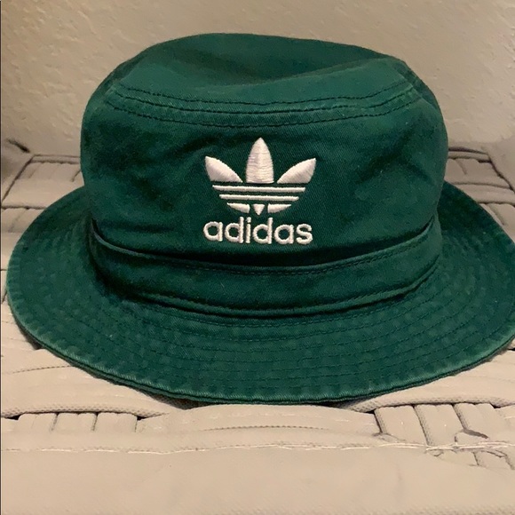 green adidas bucket hat